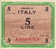 Italy 5 Lira F P.M12a -
