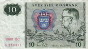 Sweden 10 Kronor P.52e -