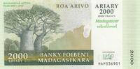 Madagascar 2.000 Ariary P.93 -