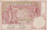 Belgium 20 Francs 17-12-19 2 x tear P.67 -