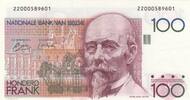Belgium 100 Francs sin 3+9 P.140 -