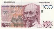 Belgium 100 Francs sin 3+9 P.140 -