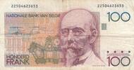 Belgium 100 Francs sin 4+13 P.142,, -