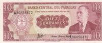 Paraguay 10 Guaranies P.196b -