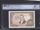 Spain 100 Pesetas PCGS 67 P.145a -