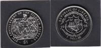 Liberia 1 Dollar PILGRIM FATHERS SHIP CARE COD KM.170 -