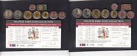 Malta 3,88 Euro ORIGIN.SET(8) Wooden box KM.MS29 -