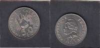 New Caledonia 50 Franc HUT PALM KM.13 -