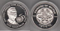 Bhutan 300 Ngultrum 50 Th. UNITED NATIONS KM.80 -
