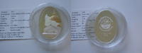 Liberia 10 Dollars Papst Vatikan mit Swarovski Sixtinische Kapelle -