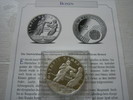 Kasachstan 100 Tenge Boxen Olympia Peking 2008 Silber PP -