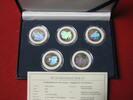 USA 5 x 25 Cents USA State Quarters 2002 Hologram -