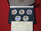 USA 5 x 25 Cents USA State Quarters 2004 Hologram -