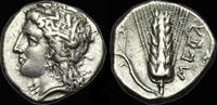 GREEK - Italy GREEK - ITALY 5-6 - ITALY - Lucania, Metapontion, AR Didrachm or Nomos. -