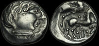 CELTIC GAUL 8-1 - NORTHWEST GAUL, Carnutes, Silver Drachm. -