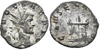 ROMAN AE Divus Claudius II. Died AE Silvered Antoninianus (2.75g, 19mm). Mediolanum mint. Struck post RIC 257 -