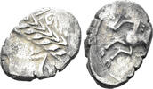 GREEK AR Quinarius Celtic Southern Gaul. Allobroges. 2nd-1st centuries BC. (2.23g, 17mm). DT 3117 -