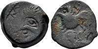 GREEK AE Celtic Gallia Belgica. Remi. Circa 60-25 BC. AE Unit (5.22 gm, 17mm). Cf. BMC Celtic 71 -