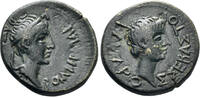 ROMAN PROVINCIAL AE Thracian Kingdom. Rhoimetalkes I and Augustus. 11 BC-12 AD. AE 19mm (4.43g). RPC I 1718 -