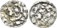 MIDDLE AGES Denaro Italian States. Republic of Lucca. Henry II, Emperor and King of Italy. BI (0.79g, 15.5mm). Biaggi 1056 -