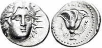 GREEK AR Didrachm Karia. Rhodes (Island). Circa 250-229 BC. (6.59g, 20mm). SNG Keckman 533 -