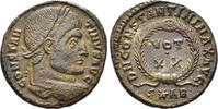 ROMAN AE Follis Constantine I 'the Great'. 307-337 AD. (2.83g, 18mm). Arelate mint. Struck 322/3 AD. RIC 252 -