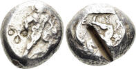 GREEK AR Stater Pamphylia, Aspendos. Circa 465-430 BC. (10.87g, 18mm). SNG Aulock 4477 -