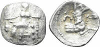 GREEK AR Obol Lykaonia, Laranda. Circa 324-323 BC. (0.41g, 11mm). Göktürk 82 -