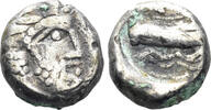 GREEK AR Tetrobol Phoenicia, Arados. 380-351 BC. (2.34g, 11.5mm). SNG Copenhagen 15/18 -