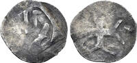 MIDDLE AGES AR Pfennig Germany. Hall in Schwaben. 14th century. / Heller (0.69g, 13mm). Saurma 1364 -