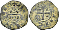 MIDDLE AGES AE Crusaders. Antioch. Raymond of Poitiers. AE Fractional Denier (1.15g, 17mm). Anonymous type. Struck during the reign of Raymond -