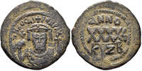 BYZANTINE AE Follis Phocas. 602-610. (11.16g, 30mm). Cyzicus mint. Dated RY 5 (604/5). SB 640 -