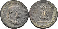 ROMAN PROVINCIAL AE Commagene, Zeugma. Philip II. AE Tetrassarion (15.99g, 29mm). SNG Copenhagen 35 -