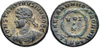 ROMAN as Constantine II, as Caesar. 316-337 AD. AE Follis (3.51g, 18mm). Thessalonica mint. Struck RIC 128 -