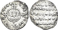 BYZANTINE AR Miliaresion John I Zimisces, 969-976. (1.70g, 20mm). Constantinople mint. SB 1792 -
