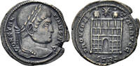ROMAN AE Follis Constantine I 'the Great'. 307-337 AD. (3.48g, 20mm). Treveri mint. Struck 327/8 AD. RIC 504 -