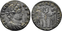 ROMAN AE Follis Constans. (1.70g, 16mm). Lugdunum mint. Struck 337-40 AD. RIC 24 -