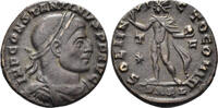 ROMAN AE Follis Constantine I ‘the Great’. 307-337 AD. (3.13g, 18mm). Arelate mint. Struck RIC 84 -