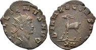 ROMAN AE Antoninianus Gallienus. 253-268 AD. (2.87g, 21.5mm). 'Zoo' series. Rome mint. Struck 267/8 AD. RIC 181 -