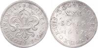 Frankreich-Stra&szlig;burg, Stadt 30 Sols 1682 Vorz&uuml;glich 225,00 EUR  + 7,00 EUR frais d'envoi