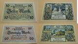 Deutsches Reich - Memelgebiet 1/2-1-2-5-10-20-50-100 Mark 1922 Notgeld der Handelskammer des Memelgebiets SUP