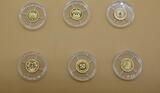BRD 2012 Komplette Editon Das Deutsche Geld in Gold Neupreis 719.-€!!!! FB, gekapselt mit Zertifikat