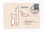 Deutsches Reich 1939 Gaufest - Postkarte