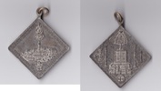 Deutsches Reich, Andechs Wallfahrtsort ANDECHS, WALLFAHRTSORT, Klippe 1888 zum 500jährigen Jubiläum -