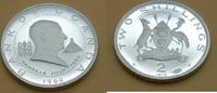 Uganda 2-10-20-25-30 Shillings Papstbesuch Paul VI. -