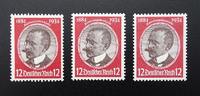 Deutsches Reich 3x 12 Pfennig Kolonialforscher -