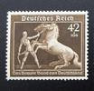 Deutsches Reich 42+108 Pfennig Braunes Band -