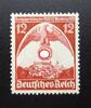 Deutsches Reich 12 Pfennig Parteitag Nürnberg -