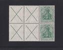 Deutsches Reich Heftblatt 7A (ohne Rand) Germania -