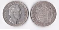Altdeutschland, Sachsen Taler 1846 König Friedrich August II. SUP-